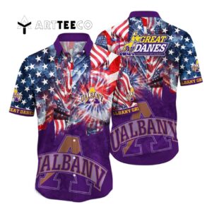 Albany Great Danes Marching Band Bloom Gift For Fans Hawaiian Shirt 1