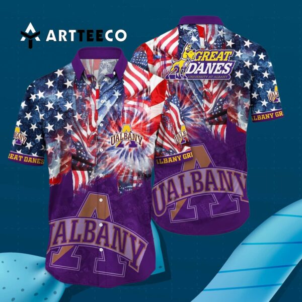 Albany Great Danes Marching Band Bloom Gift For Fans Hawaiian Shirt 3