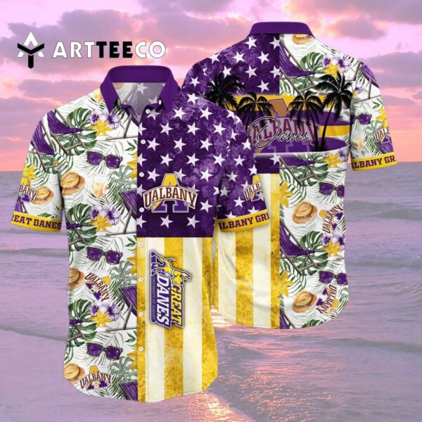 Albany Great Danes Team Pride Paradise Gift For Fans Hawaiian Shirt 2