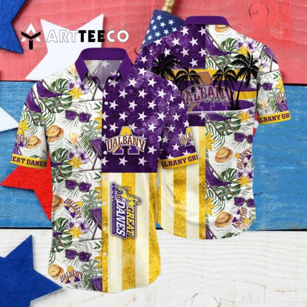 Albany Great Danes Team Pride Paradise Gift For Fans Hawaiian Shirt 4