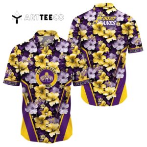 Albany Great Danes Team Spirit Blossoms For Fans Hawaiian Shirt 1