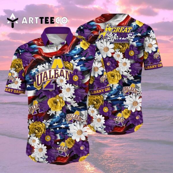 Albany Great Danes Victorious Vibes Gift For Fans Hawaiian Shirt 2