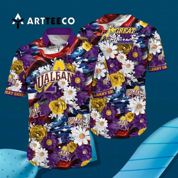 Albany Great Danes Victorious Vibes Gift For Fans Hawaiian Shirt 3