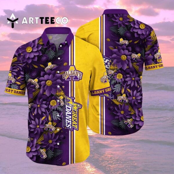 Albany Great Danes Victory Vibes Aloha Twist For Fans Hawaiian Shirt 2