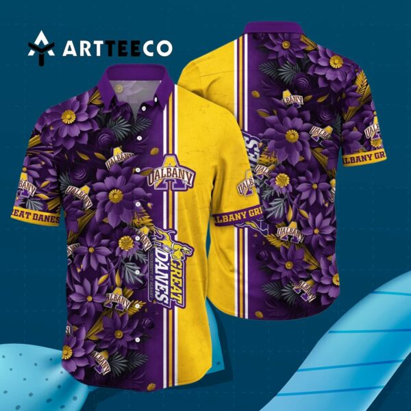 Albany Great Danes Victory Vibes Aloha Twist For Fans Hawaiian Shirt 3