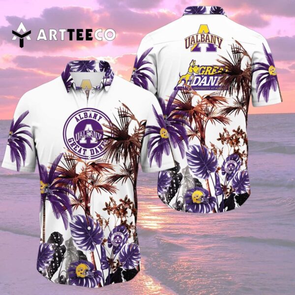 Albany Great Danes Wave The Colors For Fans Hawaiian Shirt 2