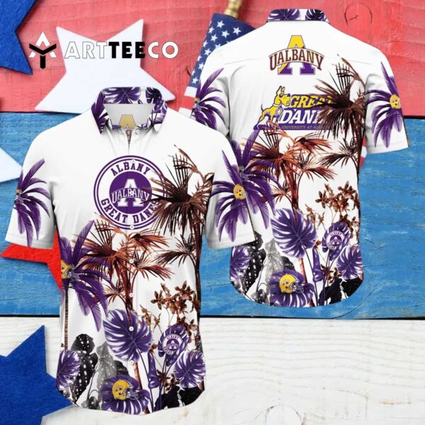 Albany Great Danes Wave The Colors For Fans Hawaiian Shirt 4