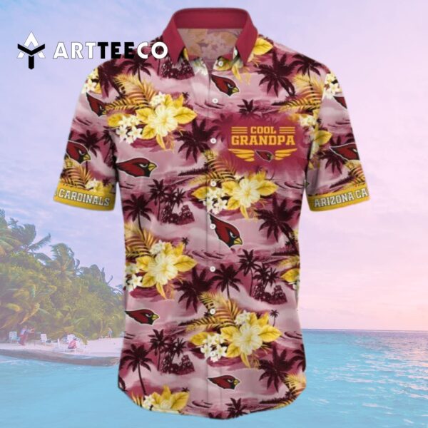 Arizona Cardinals Aloha Grandparent Hawaiian Shirt 2