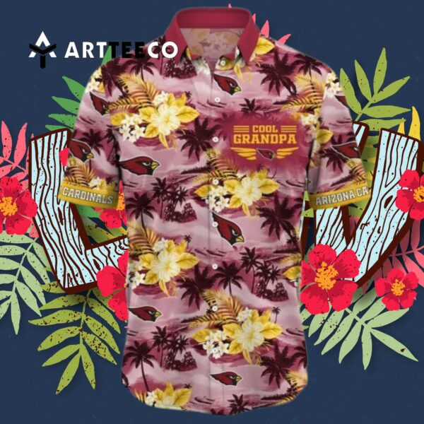 Arizona Cardinals Aloha Grandparent Hawaiian Shirt 3