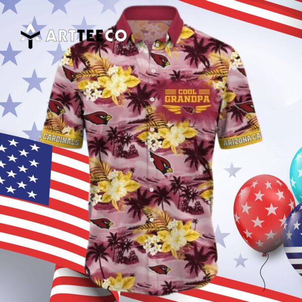 Arizona Cardinals Aloha Grandparent Hawaiian Shirt 4