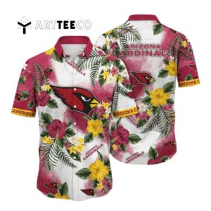 Arizona Cardinals Aloha Pattern Gift For Sport Hawaiian Shirt 1