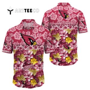 Arizona Cardinals Aloha Pattern Hawaiian Shirt 1
