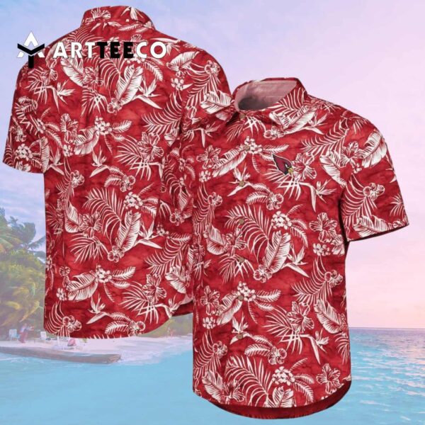 Arizona Cardinals Colorful Summer Pattern Hawaiian Shirt 2