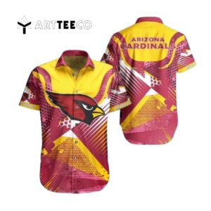 Arizona Cardinals Digital Pattern Hawaiian Shirt 1