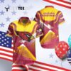 Arizona Cardinals Digital Pattern Hawaiian Shirt 4