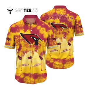 Arizona Cardinals Fire Pattern Hawaiian Shirt 1