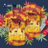 Arizona Cardinals Fire Pattern Hawaiian Shirt 3