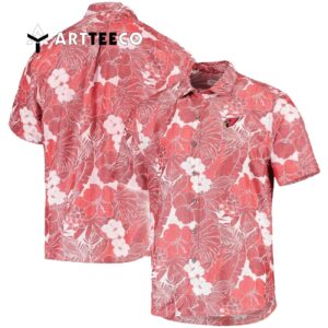 Arizona Cardinals Floral Pattern Hawaiian Shirt 1