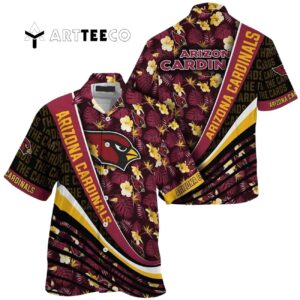 Arizona Cardinals Hibiscus Pattern Hawaiian Shirt 1
