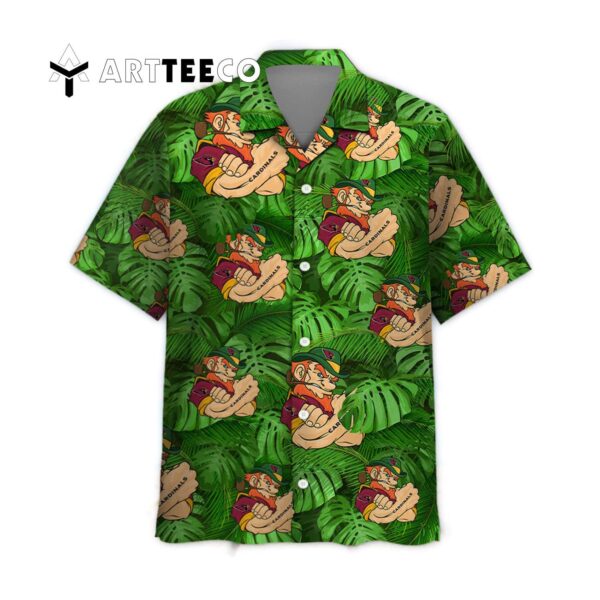 Arizona Cardinals Leprechaun St Patricks Day Hawaiian Shirt 1