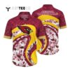 Arizona Cardinals Line Waves Pattern Summer Hawaiian Shirt 1