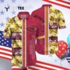 Arizona Cardinals Lines Flowers Hawaiian Shirt 4