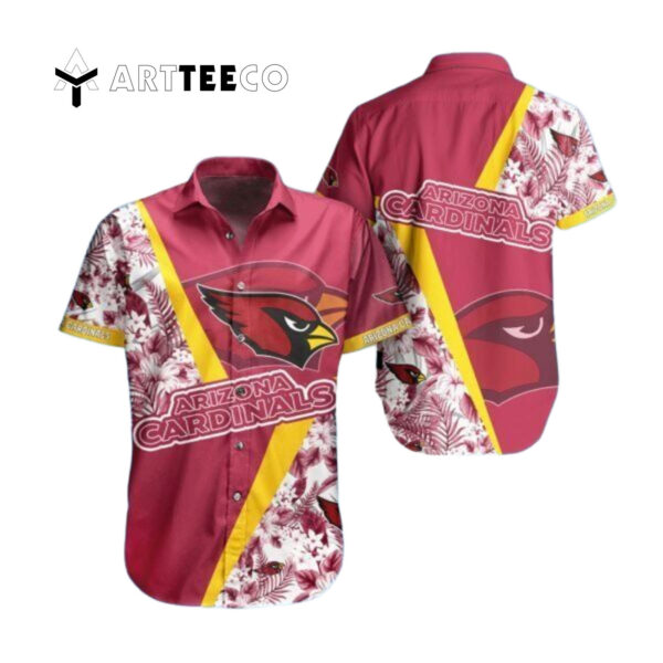 Arizona Cardinals Logo Football Hawaiian Shirt 1