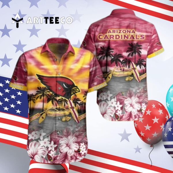 Arizona Cardinals Lover Summer Hawaiian Shirt 4