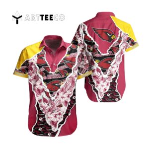 Arizona Cardinals Magic Pattern Hawaiian Shirt 1