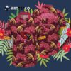 Arizona Cardinals Palm Leaves Pattern Summer Aloha Hawaiian Shirt 3