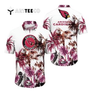 Arizona Cardinals Palm Tree Hawaiian Shirt 1