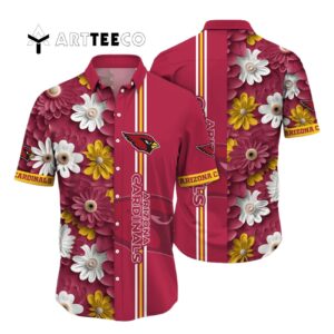 Arizona Cardinals Summer Pattern Hawaiian Shirt 1