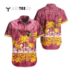 Arizona Cardinals Vintage Pattern Hawaiian Shirt 1