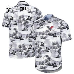 Arizona Cardinals White Background Pattern Hawaiian Shirt 1