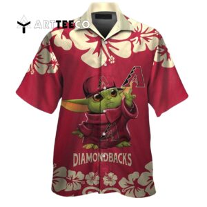 Arizona Diamondbacks Baby Yoda Hawaiian Shirt 2 1