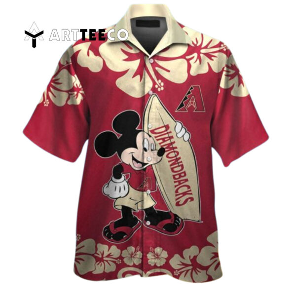 Arizona Diamondbacks Mickey Mouse Hawaiian Shirt 1