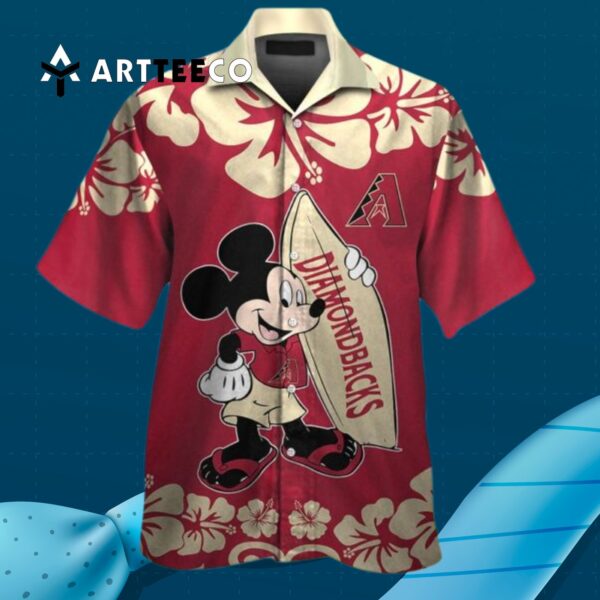 Arizona Diamondbacks Mickey Mouse Hawaiian Shirt 3