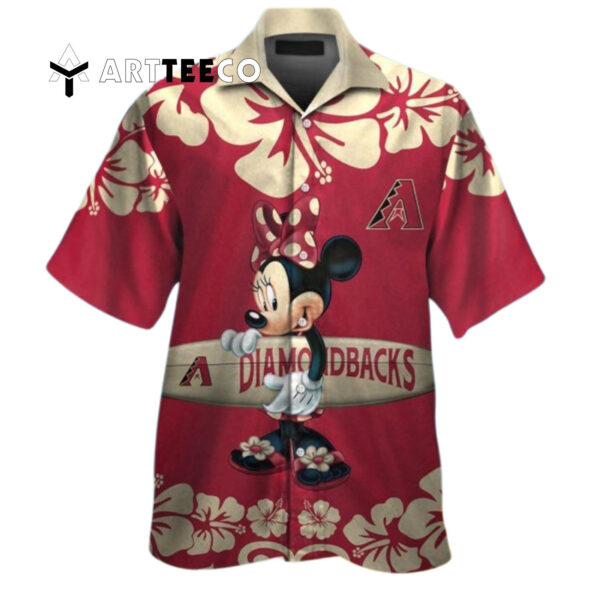 Arizona Diamondbacks Minnie Mouse Hawaiian Shirt 1