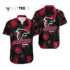 Atlanta Falcons Black Aloha Pattern Hawaiian Shirt 1