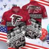 Atlanta Falcons Camo Summer Pattern Hawaiian Shirt 4