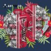 Atlanta Falcons Flower Pattern Aloha Summer Vacation Gift Hawaiian Shirt 3