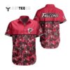 Atlanta Falcons Flowers Pattern Beach Lovers Gift Hawaiian Shirt 1