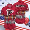 Atlanta Falcons Guitar Summer Pattern Hawaiian Shirt 4