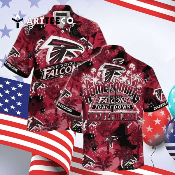 Atlanta Falcons Home Coming Ready For War Hawaiian Shirt 4