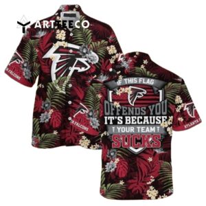 Atlanta Falcons If This Flag Offends You Hawaiian Shirt 1