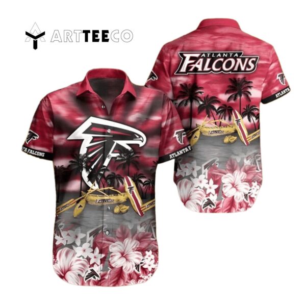 Atlanta Falcons Practical Beach Gift Hawaiian Shirt 1