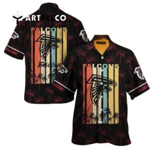 Atlanta Falcons Retro Aloha Summer Beach Gift Hawaiian Shirt 1