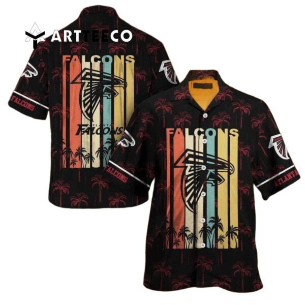 Atlanta Falcons Retro Aloha Summer Beach Gift Hawaiian Shirt 1