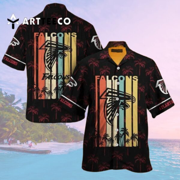 Atlanta Falcons Retro Aloha Summer Beach Gift Hawaiian Shirt 2