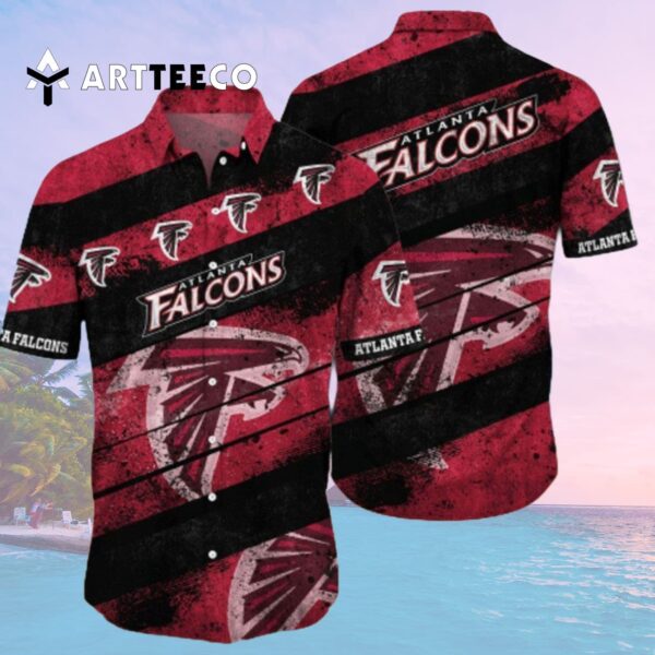 Atlanta Falcons Retro Summer Pattern Hawaiian Shirt 2